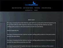 Tablet Screenshot of bestmattress.net